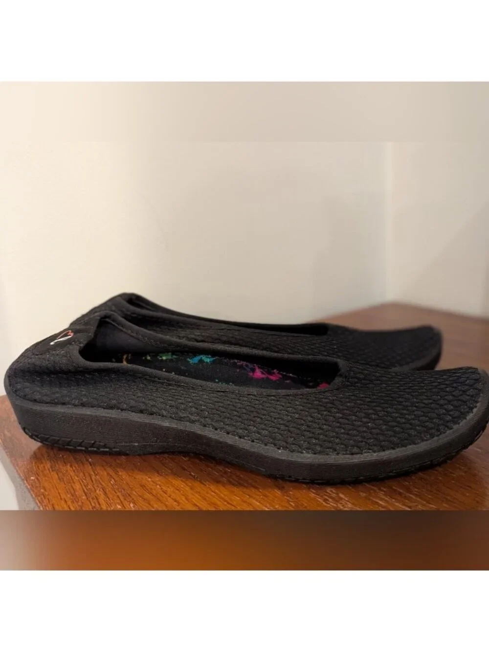 New The easy walk Arcopedico Lolita ballet Shoe Black EU Size 39